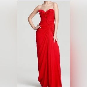 Badgley Mischka Red Formal Dress